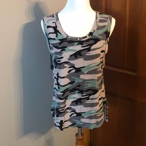 Sweet Claire Camo Muscle Tank